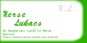 merse lukacs business card